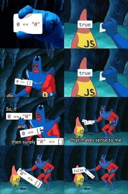 Just JavaScript doing its things | javascript-memes, java-memes | ProgrammerHumor.io