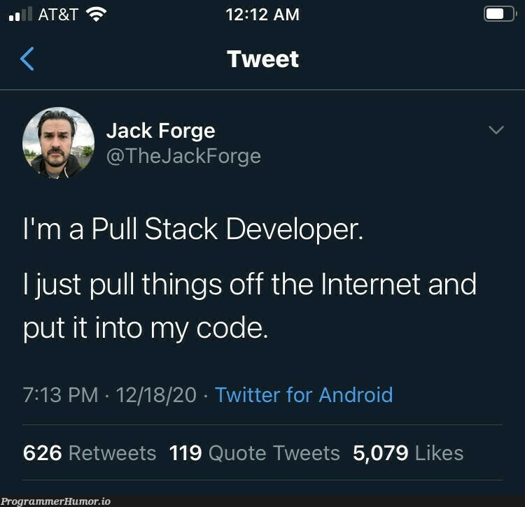 A "gut" pull for us all XD | developer-memes, code-memes, android-memes, stack-memes, internet-memes, IT-memes, twitter-memes, retweet-memes | ProgrammerHumor.io