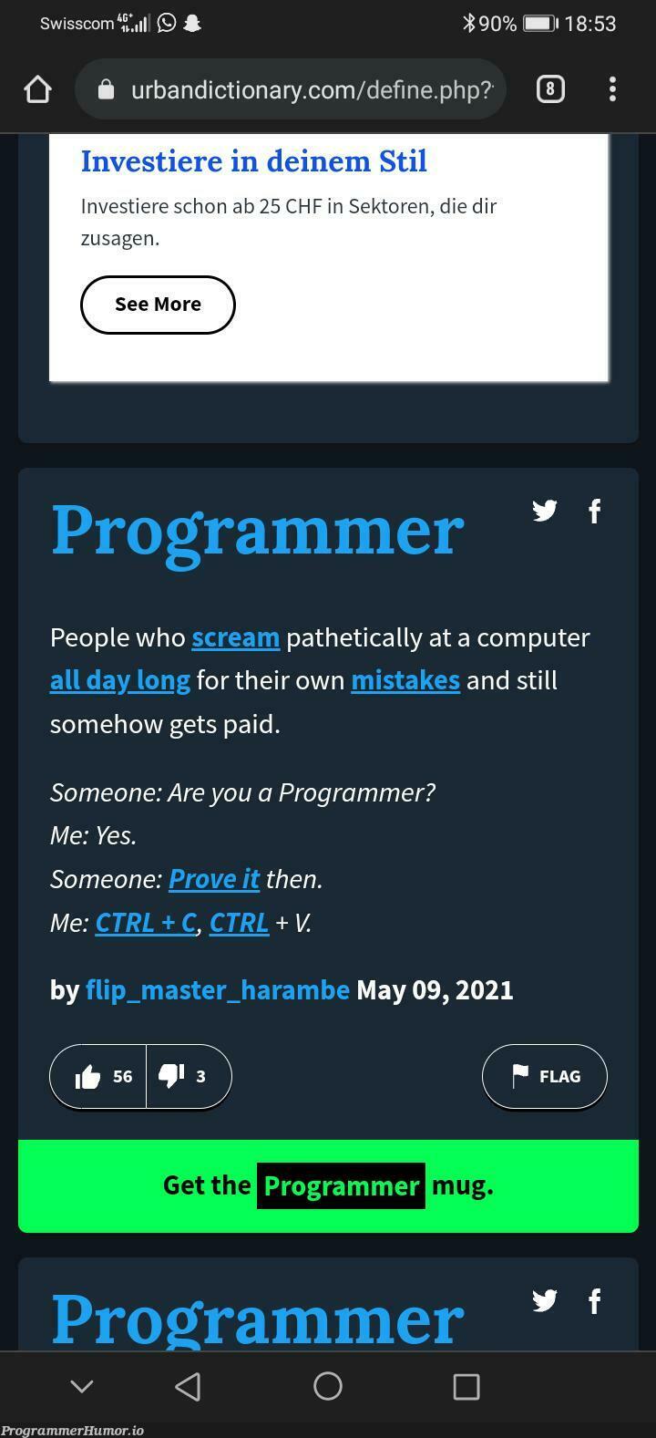 Why is Urban Dictionary so accurate? | programmer-memes, computer-memes, php-memes, program-memes, dictionary-memes, IT-memes | ProgrammerHumor.io