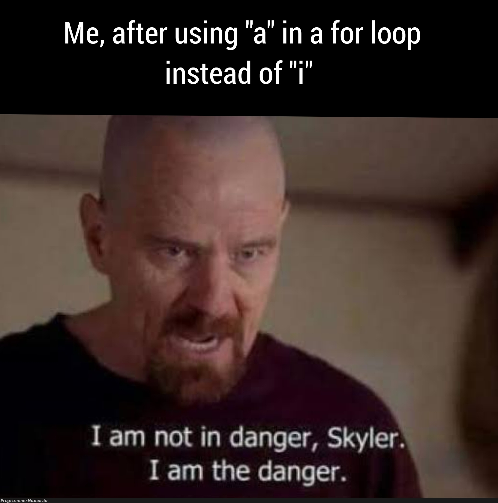 I'm a bad boy | for loop-memes, oop-memes | ProgrammerHumor.io