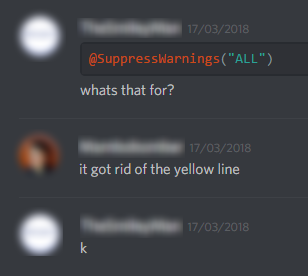 Anything that makes the "yellow line" go away must be good right? | IT-memes | ProgrammerHumor.io