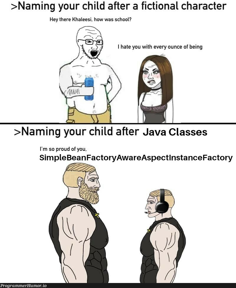 Chad name😤 | ProgrammerHumor.io