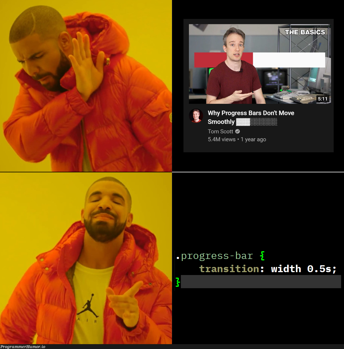 It's now smooth. | ProgrammerHumor.io