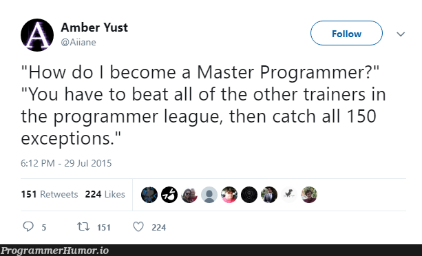 How do I become a Master Programmer? | programmer-memes, program-memes, catch-memes, train-memes, exception-memes | ProgrammerHumor.io