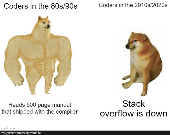 Had to either walk into a store to buy it, or send for it from a catalog. | code-memes, coder-memes, stack-memes, overflow-memes, compiler-memes, IT-memes | ProgrammerHumor.io