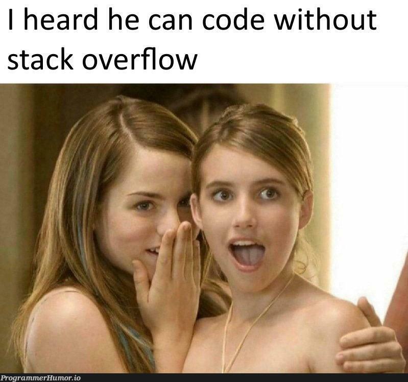 if i met someone who could do this id worship them as a god | code-memes, stack-memes, stack overflow-memes, overflow-memes | ProgrammerHumor.io