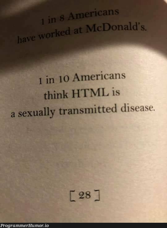 They're not far off... | html-memes, ML-memes | ProgrammerHumor.io