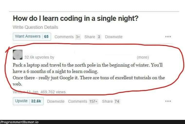 Fastest way to learn coding. | coding-memes, web-memes, google-memes, test-memes, excel-memes, laptop-memes, comment-memes | ProgrammerHumor.io