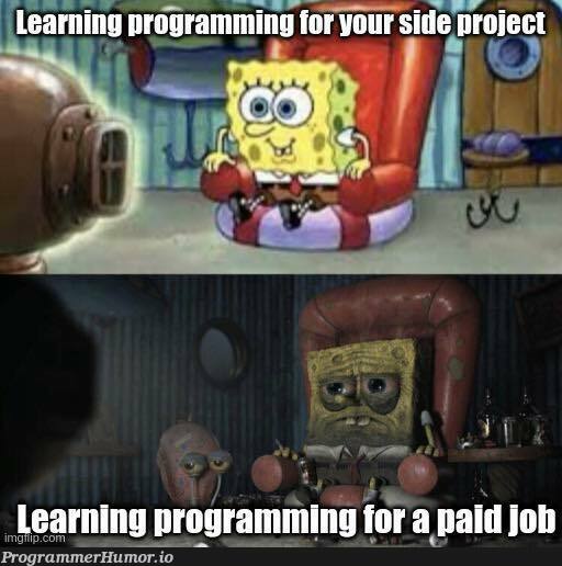 It feels like a chore | programming-memes, program-memes, IT-memes | ProgrammerHumor.io