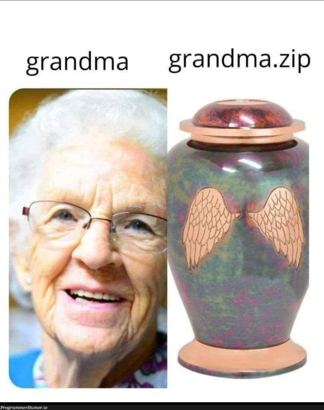 grandma.zip | ProgrammerHumor.io