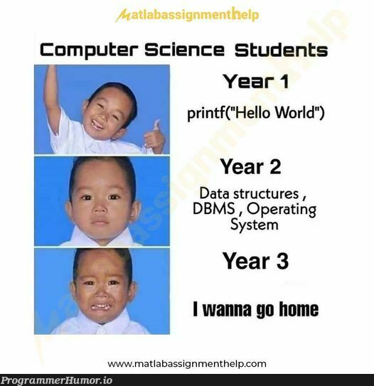 CS students be like | computer-memes, computer science-memes, data structures-memes, data-memes, matlab-memes, cs-memes, operating system-memes | ProgrammerHumor.io