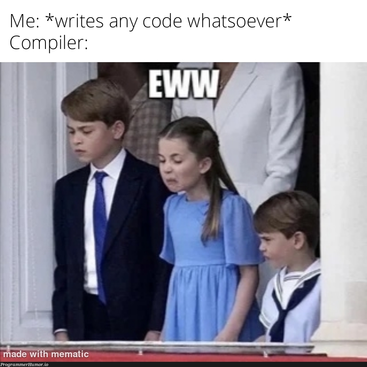 Can pinpoint the exact error but still makes me fix it | code-memes, error-memes, fix-memes, compiler-memes | ProgrammerHumor.io