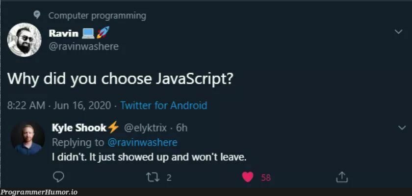 Haha...yes | programming-memes, javascript-memes, computer-memes, java-memes, android-memes, program-memes, IT-memes, twitter-memes | ProgrammerHumor.io