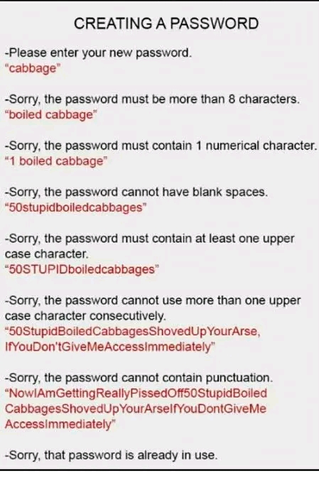 Creating Password | password-memes, ssh-memes, space-memes | ProgrammerHumor.io