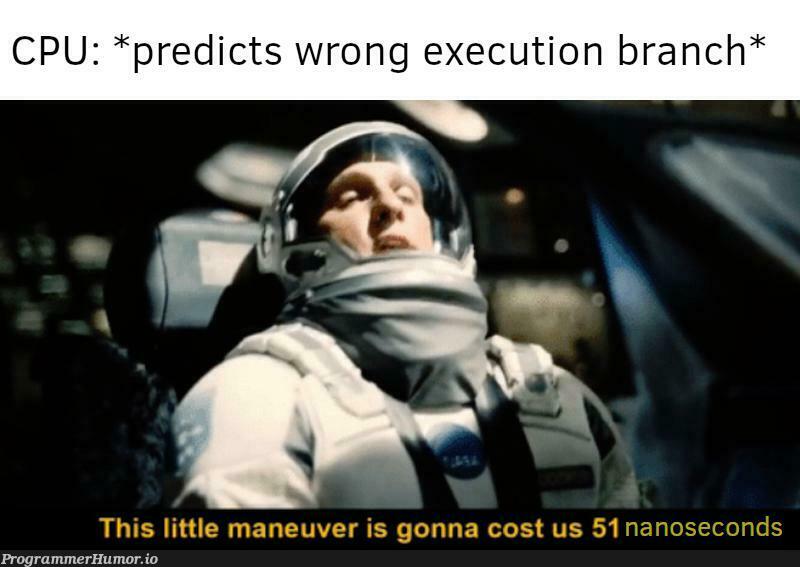 Branch prediction | ProgrammerHumor.io