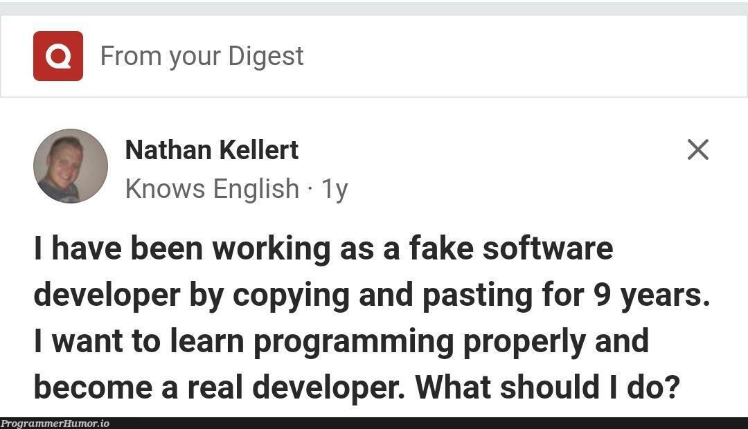 Should we tell him? | programming-memes, developer-memes, software-memes, software developer-memes, program-memes, perl-memes | ProgrammerHumor.io