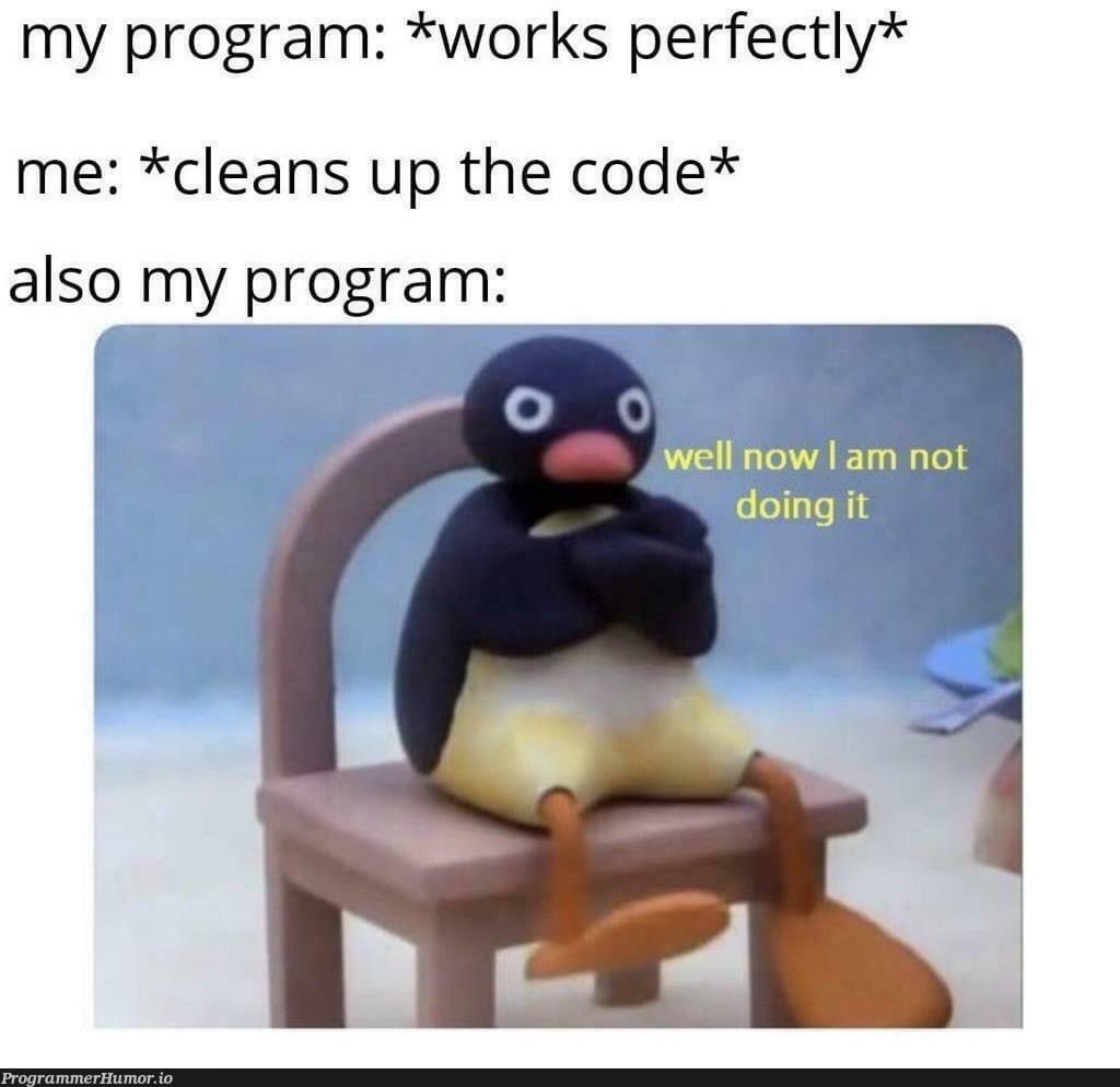 I guess code likes being dirty | code-memes, program-memes | ProgrammerHumor.io