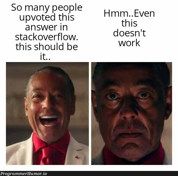 the best answer.. | stackoverflow-memes, stack-memes, overflow-memes | ProgrammerHumor.io