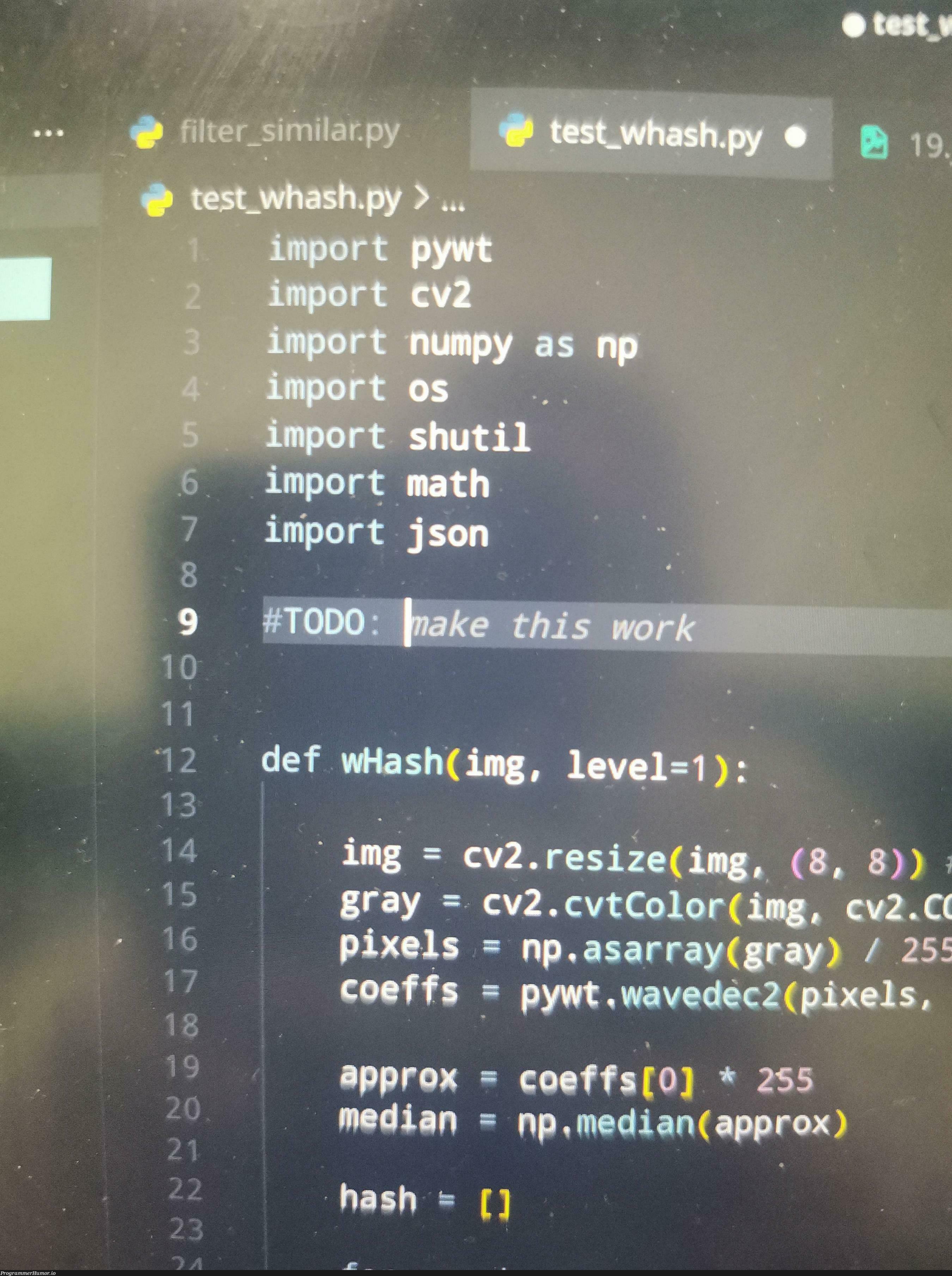 why must the ai hurt me in this way, I was just trying to write a some TODO | array-memes, try-memes, test-memes, json-memes, numpy-memes | ProgrammerHumor.io