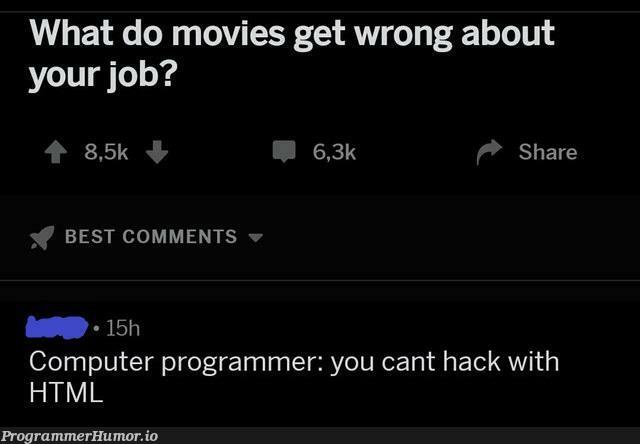 This guy gets it. | programmer-memes, html-memes, computer-memes, program-memes, ML-memes, comment-memes | ProgrammerHumor.io