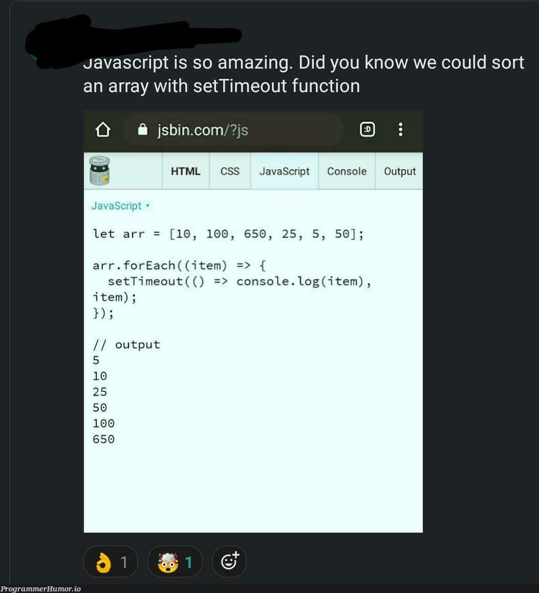 So Amazing! | html-memes, css-memes, javascript-memes, java-memes, array-memes, function-memes, ML-memes, console-memes, cs-memes | ProgrammerHumor.io