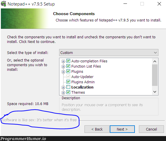 I'm sure you guys have seen this, but it's still worth recognizing... | loc-memes, list-memes, date-memes, cli-memes, component-memes, notepad++-memes, space-memes, feature-memes, notepad-memes | ProgrammerHumor.io