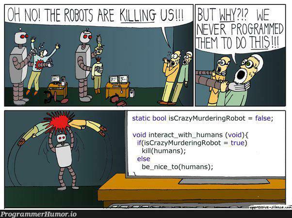 Noobs programmers cause the apocalypse | programmer-memes, program-memes, bot-memes | ProgrammerHumor.io