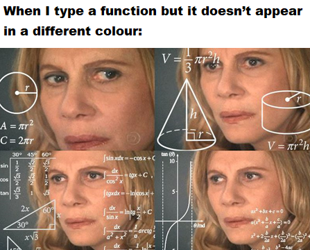 sys.exit() doesn't appear in a different color for me lol | function-memes, IT-memes | ProgrammerHumor.io