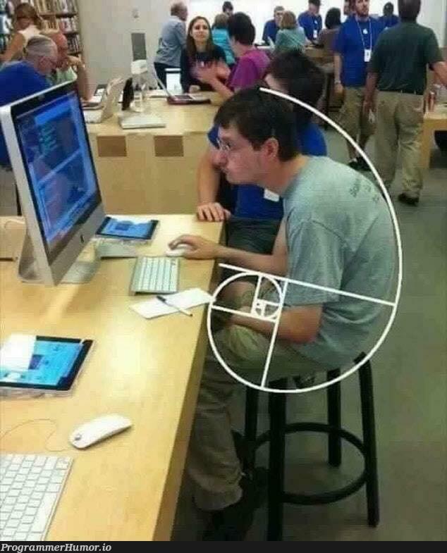 The perfect programmer posture. | programmer-memes, program-memes | ProgrammerHumor.io