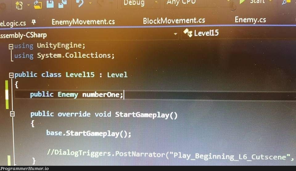 When your variable naming is on point | loc-memes, lock-memes, class-memes, cs-memes, public-memes | ProgrammerHumor.io