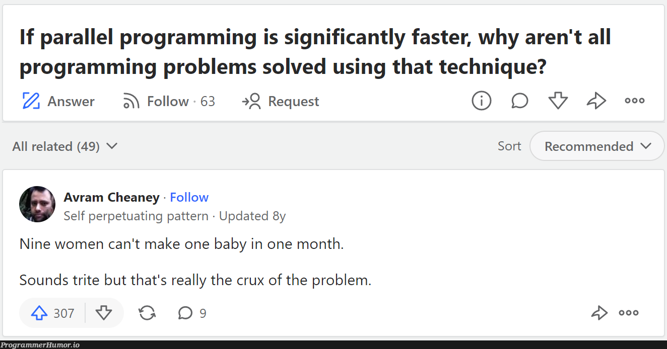 What a chad answer | programming-memes, tech-memes, ux-memes, program-memes, date-memes | ProgrammerHumor.io