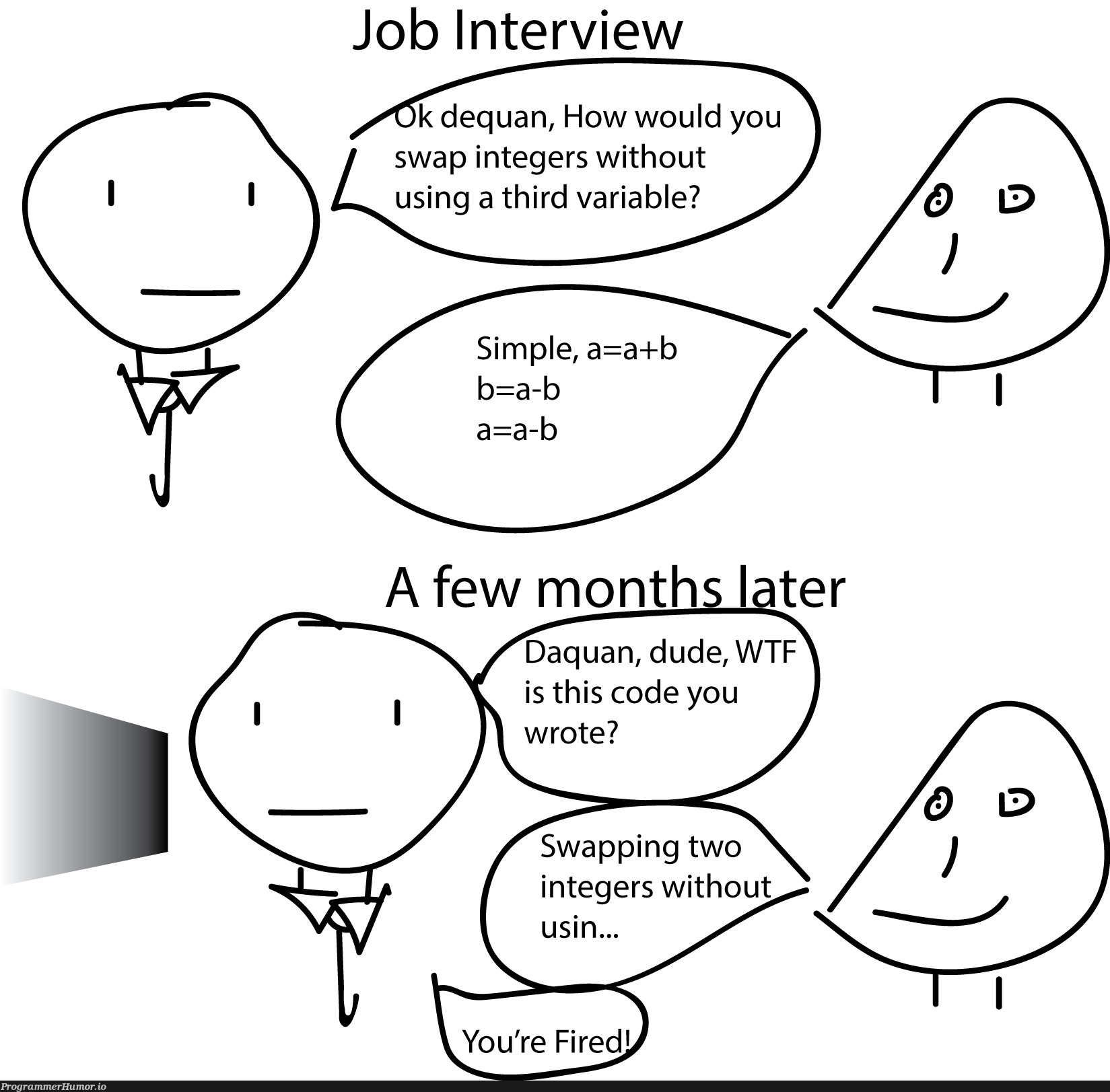 Job Interview | code-memes, interview-memes | ProgrammerHumor.io