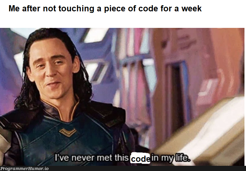 I should really comment my code more | code-memes, comment-memes | ProgrammerHumor.io