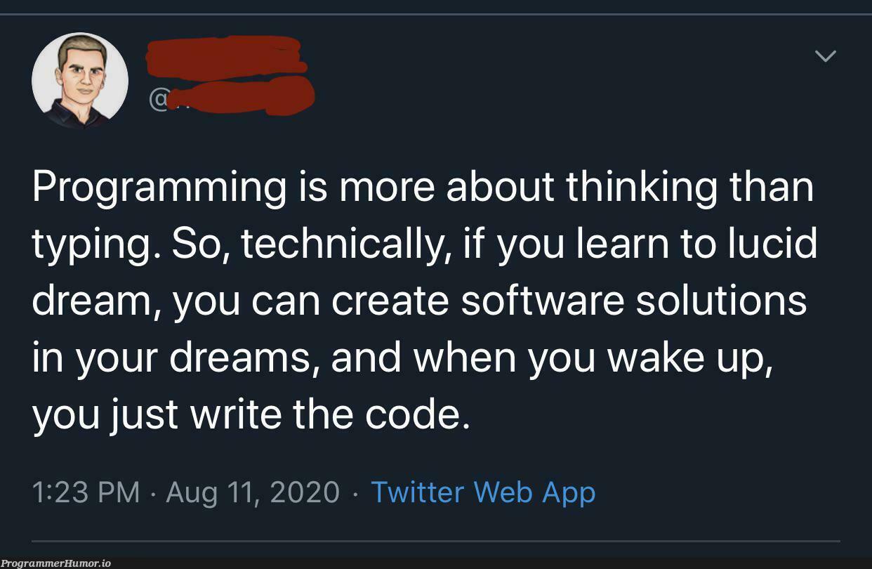 This is how you break the matrix | programming-memes, software-memes, code-memes, tech-memes, web-memes, program-memes, twitter-memes | ProgrammerHumor.io