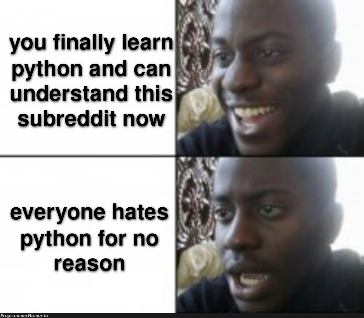 First time posting here wow | python-memes, reddit-memes, subreddit-memes | ProgrammerHumor.io