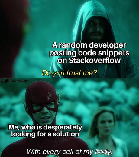 The Savior | developer-memes, code-memes, stackoverflow-memes, stack-memes, random-memes, overflow-memes | ProgrammerHumor.io