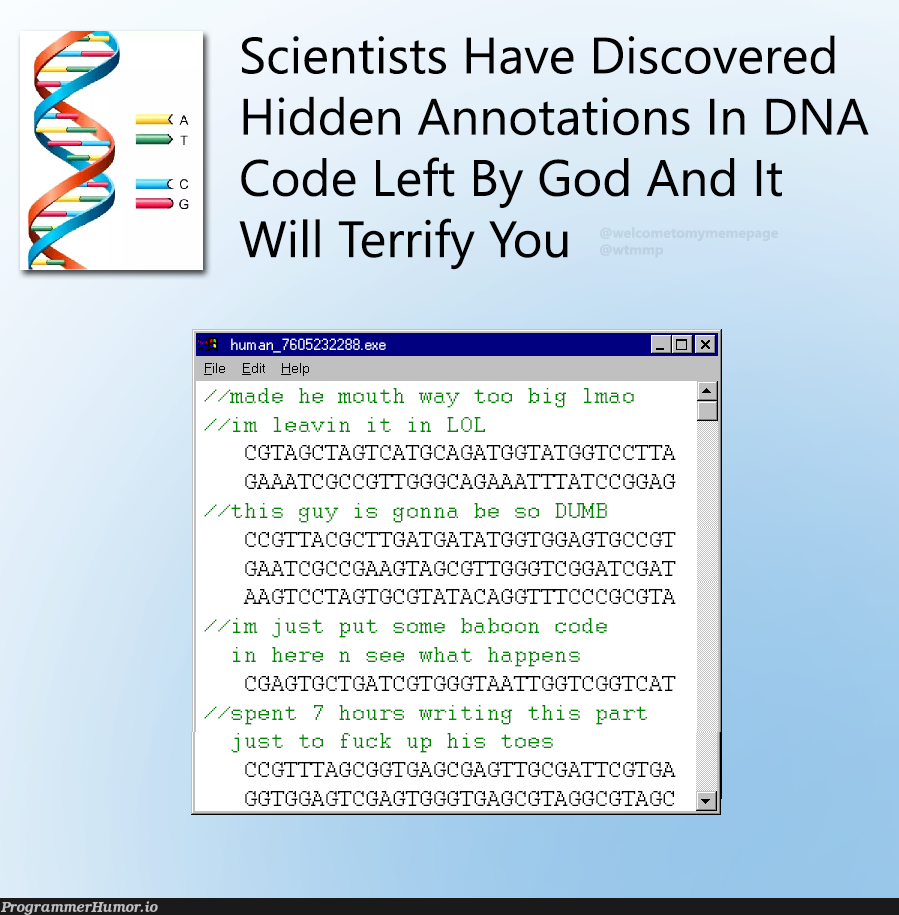 On god | code-memes, c-memes, IT-memes | ProgrammerHumor.io