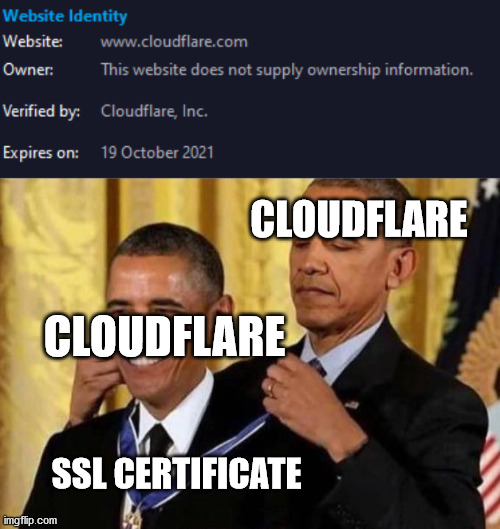 Good job, cloudflare | web-memes, website-memes, cloud-memes, ide-memes | ProgrammerHumor.io