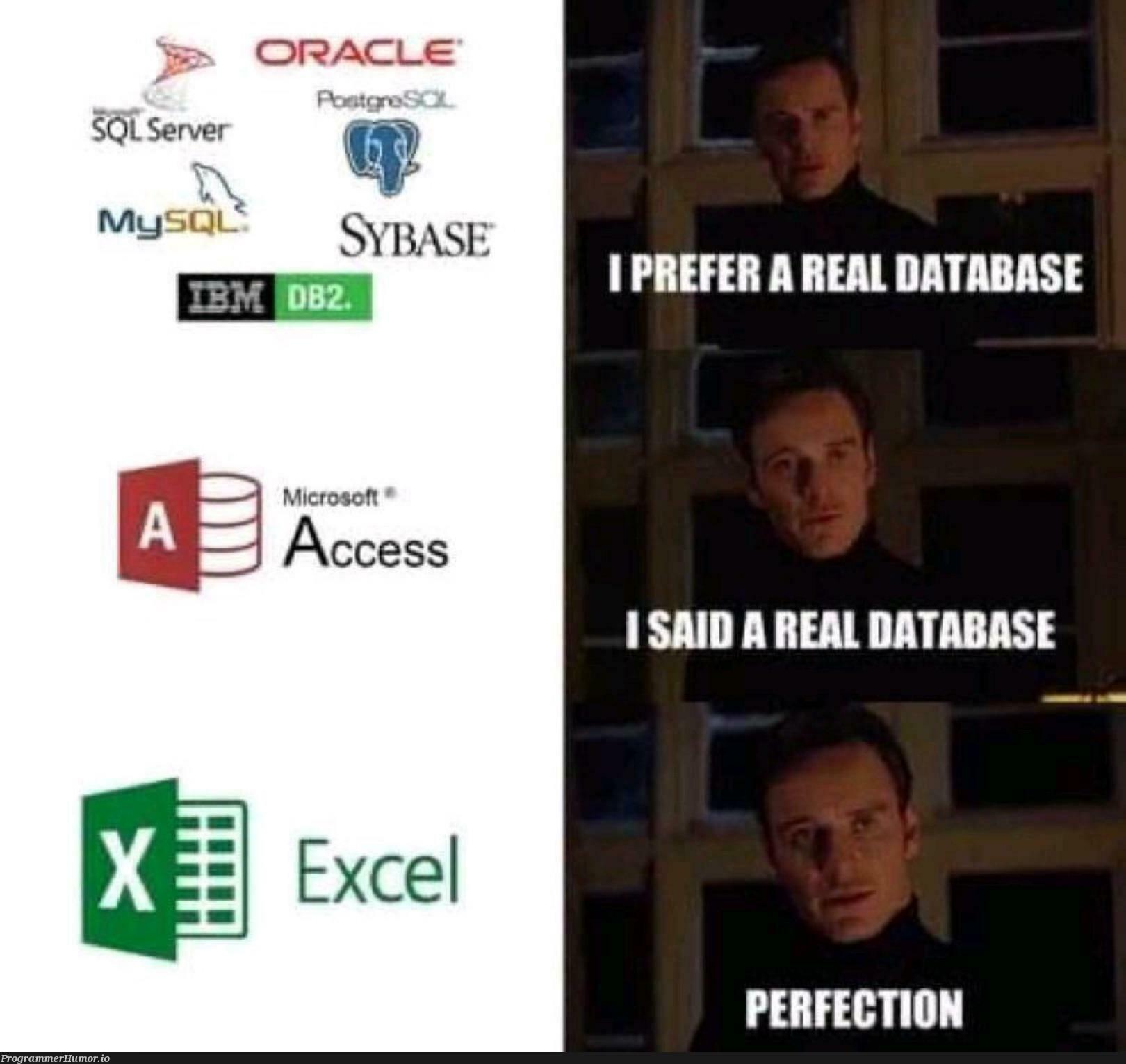 M365 Cert > SQL Cert | data-memes, sql-memes, excel-memes, database-memes, oracle-memes, microsoft-memes | ProgrammerHumor.io