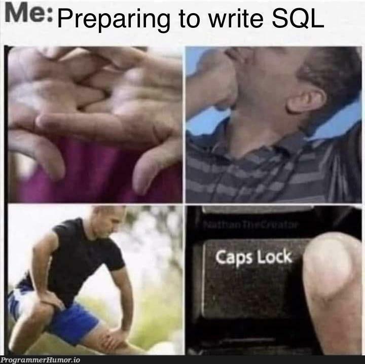 SELECT * FROM dad_jokes LIMIT 1; | sql-memes | ProgrammerHumor.io