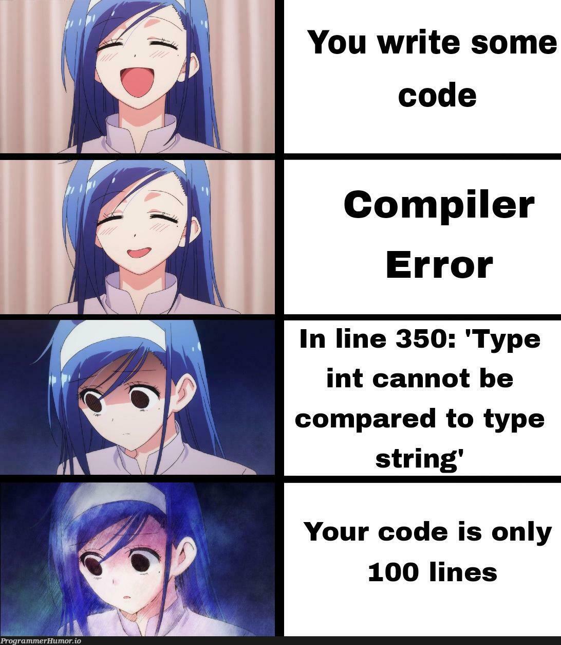 Happens far too often | code-memes, string-memes, error-memes, compiler-memes | ProgrammerHumor.io