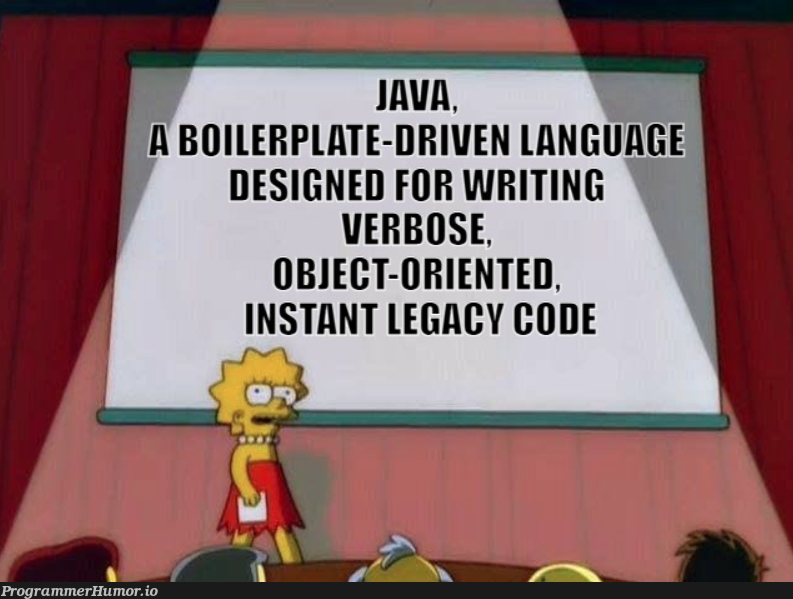 The best Java summary there can ever be | code-memes, java-memes, object-memes | ProgrammerHumor.io