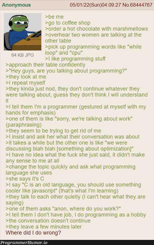 80% of “programmers” on this subreddit | programming-memes, programmer-memes, javascript-memes, java-memes, program-memes, try-memes, c-memes, reddit-memes, subreddit-memes, IT-memes, rds-memes, idea-memes, ide-memes, language-memes, programming language-memes | ProgrammerHumor.io