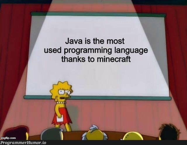 Yes | programming-memes, java-memes, program-memes, minecraft-memes, language-memes, programming language-memes | ProgrammerHumor.io