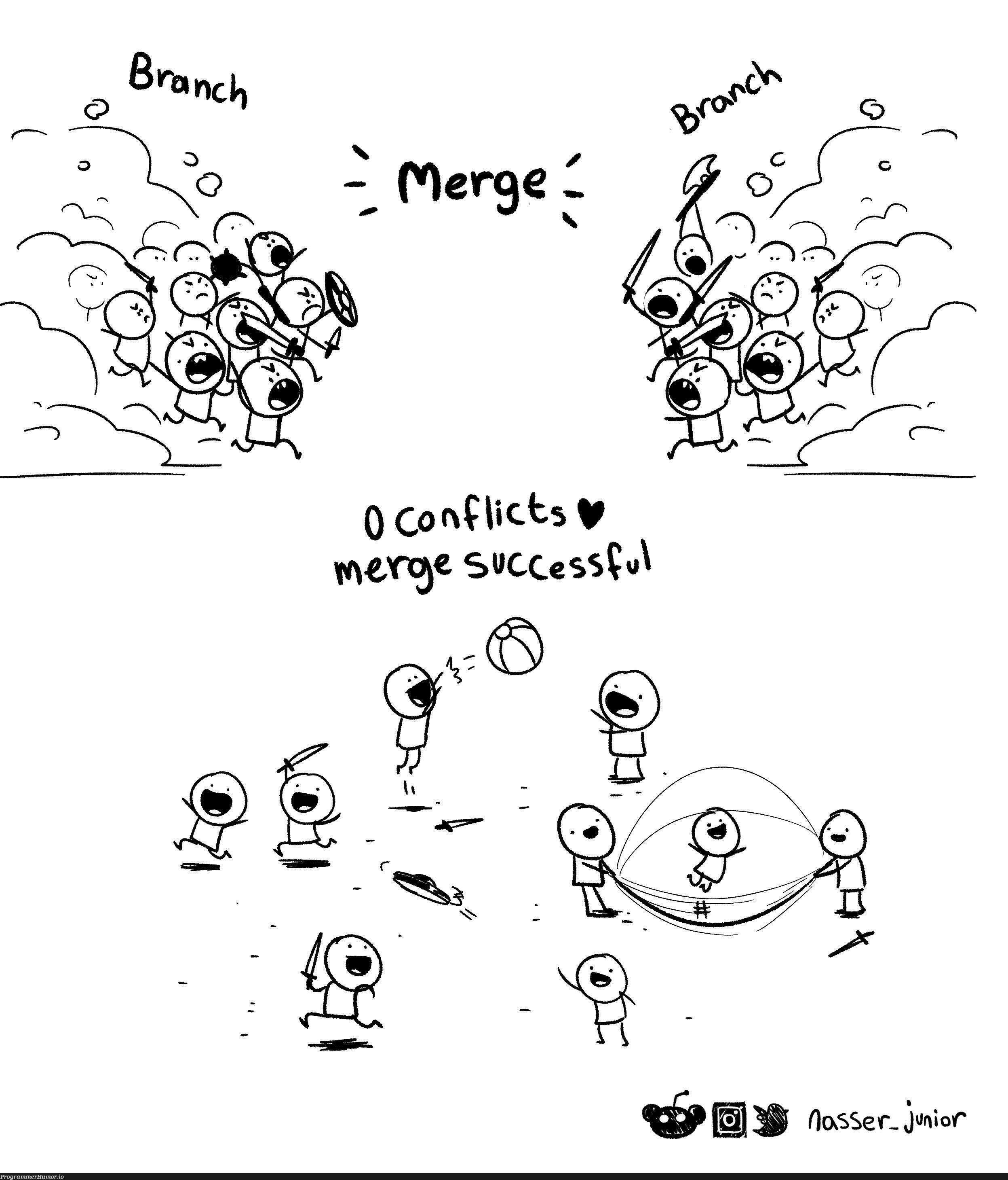 Merge! | ProgrammerHumor.io