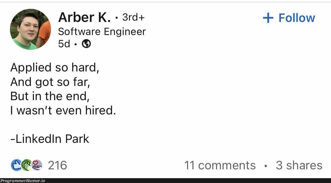 hire this man | software-memes, engineer-memes, software engineer-memes, linkedin-memes, comment-memes | ProgrammerHumor.io