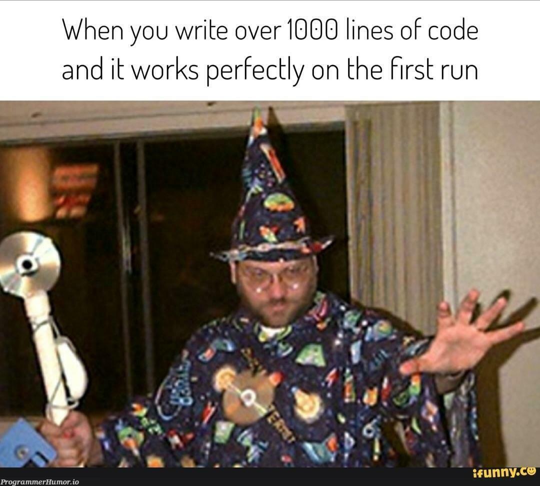 Yer a Wizard | code-memes, lines of code-memes | ProgrammerHumor.io