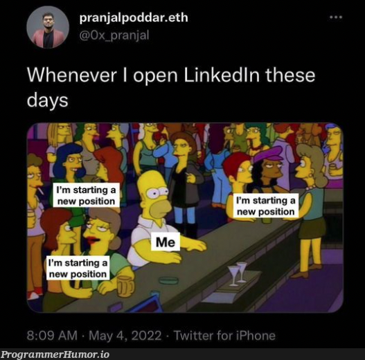 Say congratulations | linkedin-memes, twitter-memes | ProgrammerHumor.io