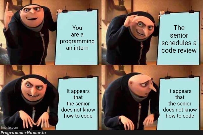 This really happened to me. My senior barely knows Python. | programming-memes, code-memes, python-memes, program-memes, IT-memes | ProgrammerHumor.io