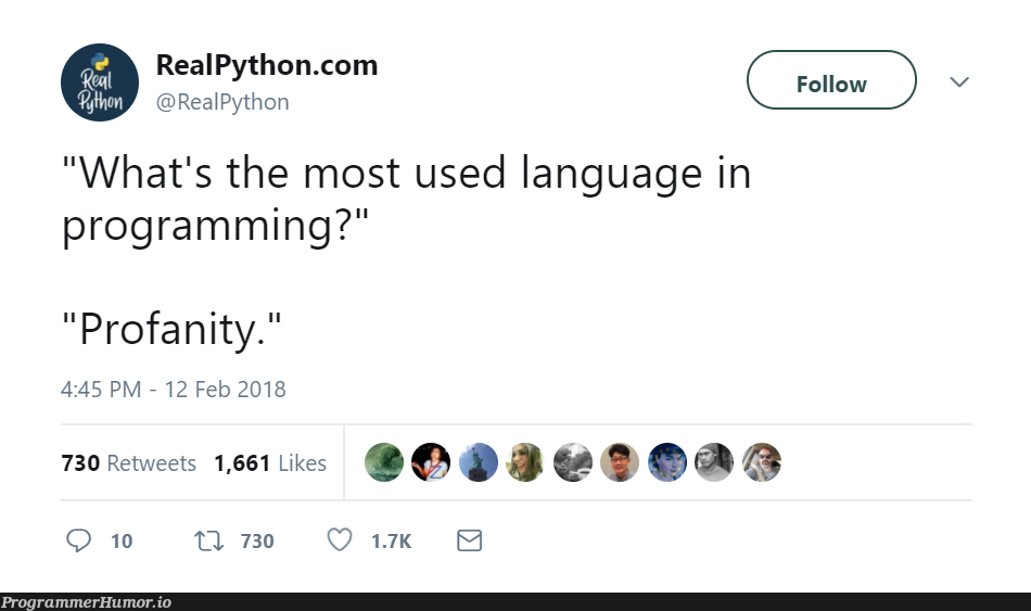 !false | programming-memes, python-memes, program-memes, retweet-memes, language-memes | ProgrammerHumor.io